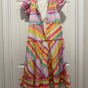 Beulah Multicolor Striped Maxi Dress